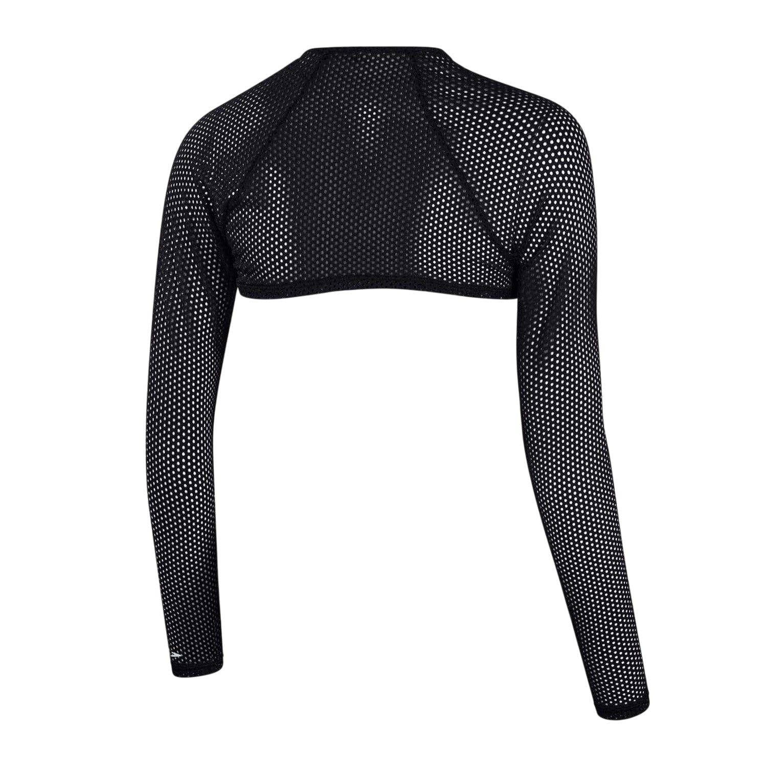 Multicoloured - Back - Speedo Womens-Ladies Mesh Performance Crop Top
