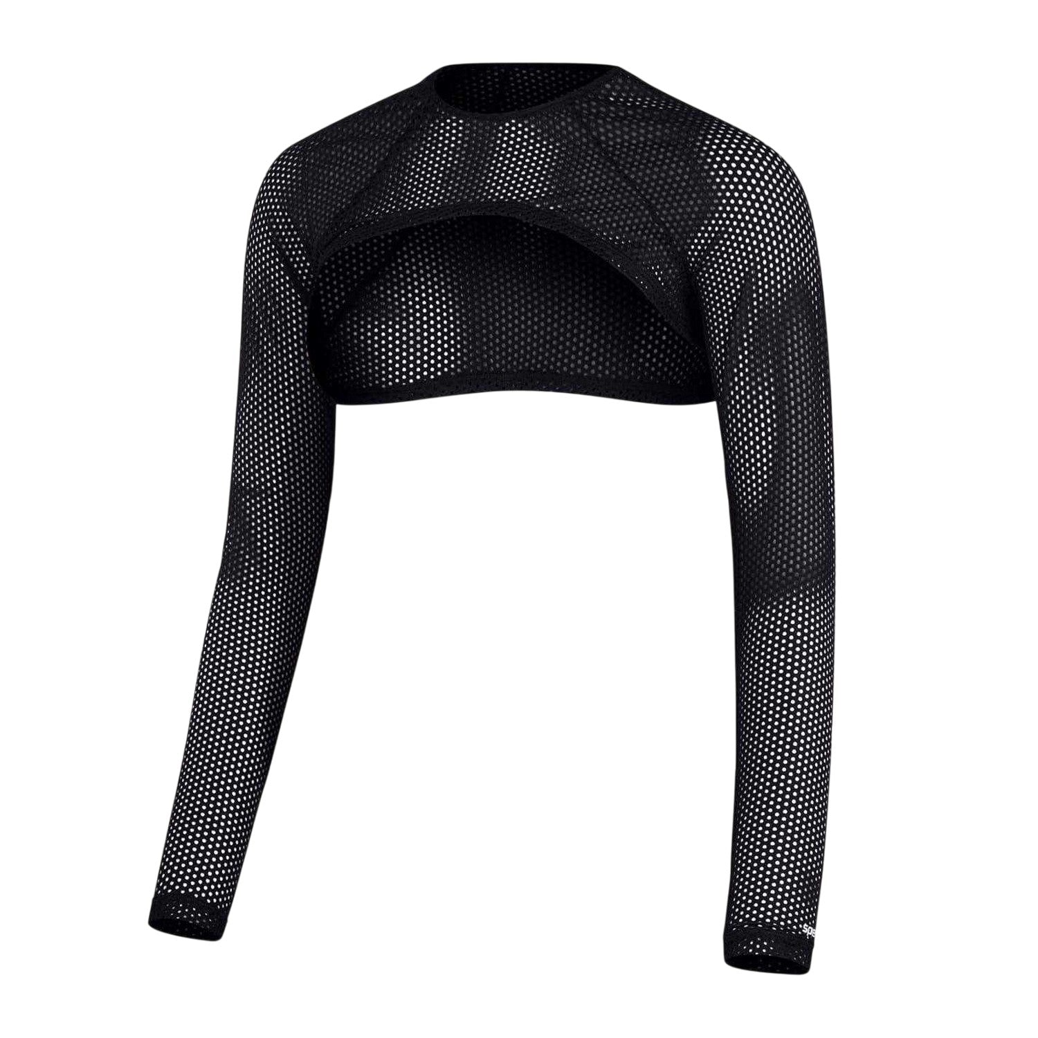 Multicoloured - Front - Speedo Womens-Ladies Mesh Performance Crop Top