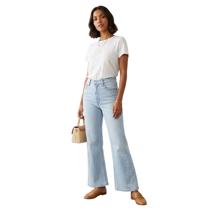 Bells N Whistles - Side - Levis Womens-Ladies Ribcage High Rise Wide Leg Jeans