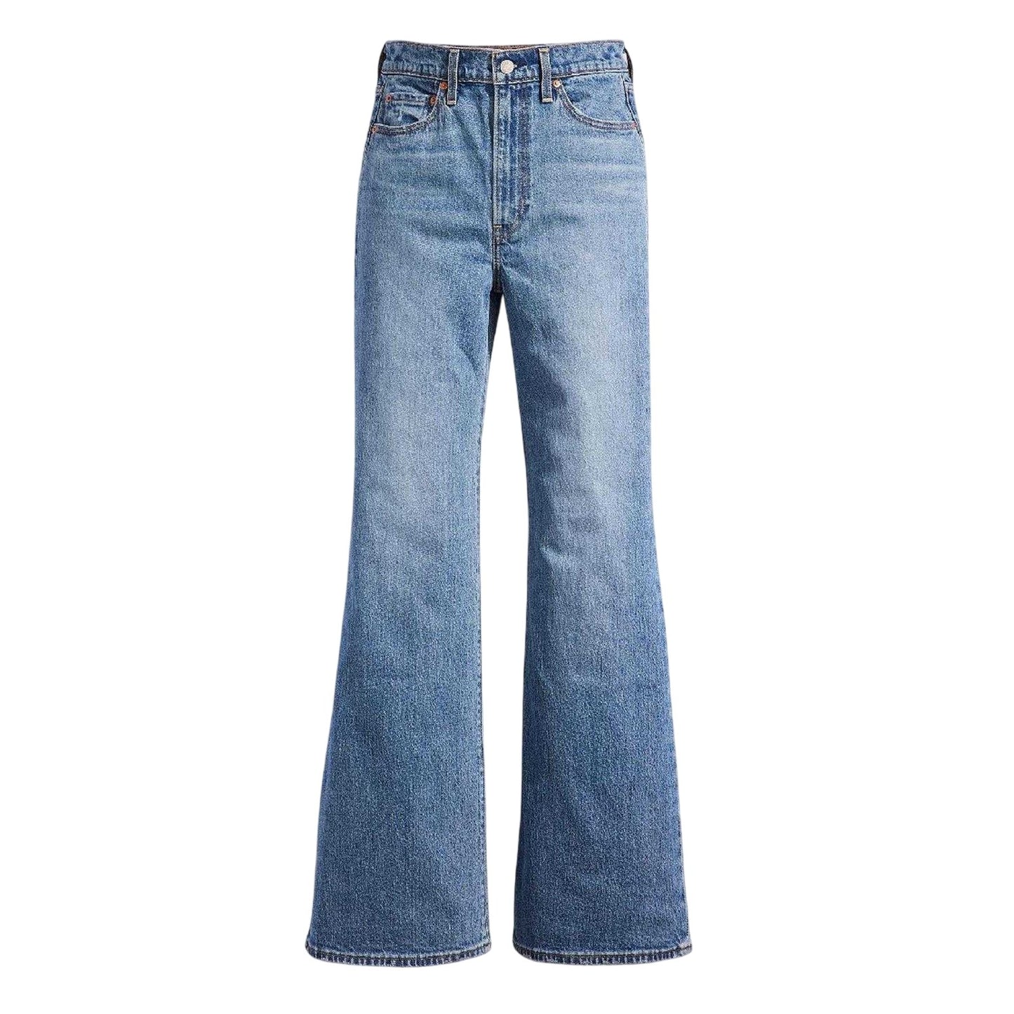 Sonoma Walks - Front - Levis Womens-Ladies Ribcage High Rise Wide Leg Jeans
