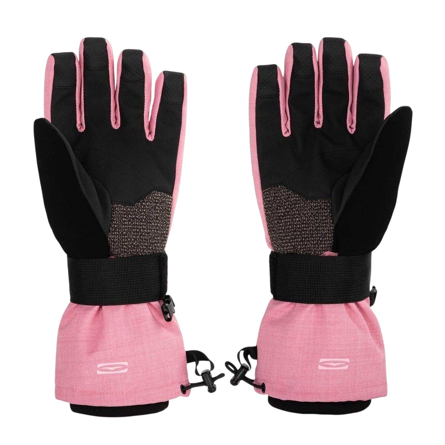 Black-Pink - Back - Gul Womens-Ladies Powder Ski Gloves