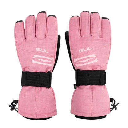 Black-Pink - Front - Gul Womens-Ladies Powder Ski Gloves