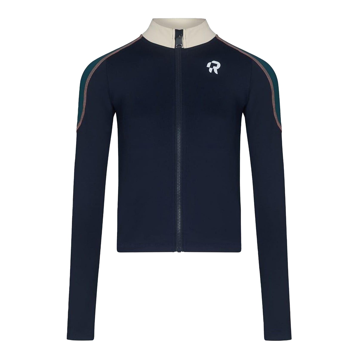 Navy - Front - Red Run Womens-Ladies Full Zip Technical Top