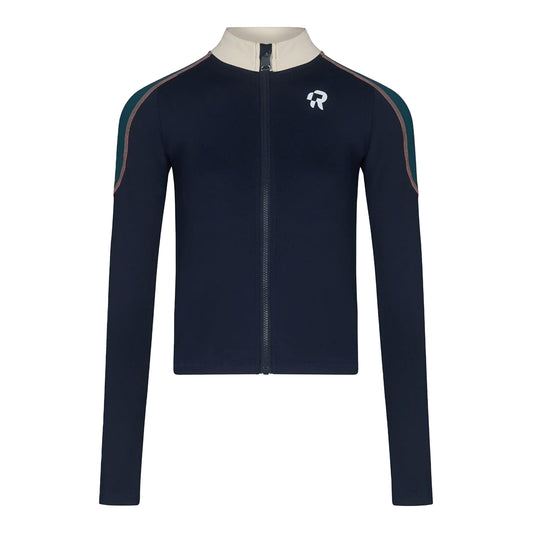 Navy - Front - Red Run Womens-Ladies Full Zip Technical Top