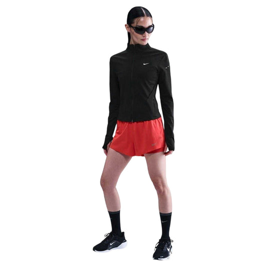 Black - Front - Nike Womens-Ladies Swift Slim Long-Sleeved Track Top