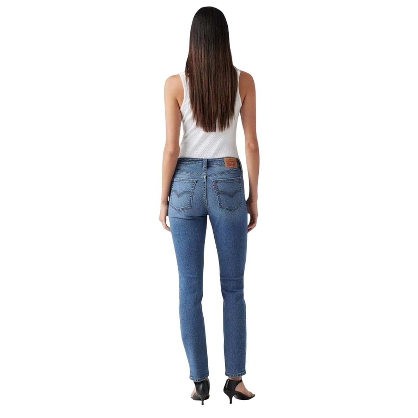 Grab And Go - Back - Levis Womens-Ladies Ribcage Vintage Jeans