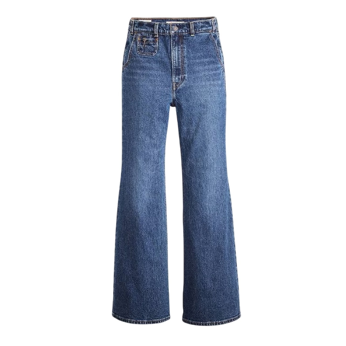 MOTM - Front - Levis Womens-Ladies Ribcage Vintage Jeans