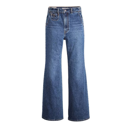 MOTM - Front - Levis Womens-Ladies Ribcage Vintage Jeans