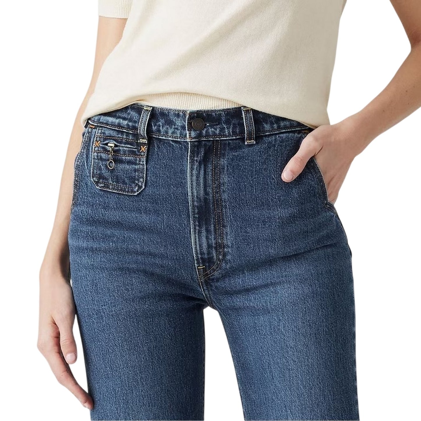 MOTM - Side - Levis Womens-Ladies Ribcage Vintage Jeans