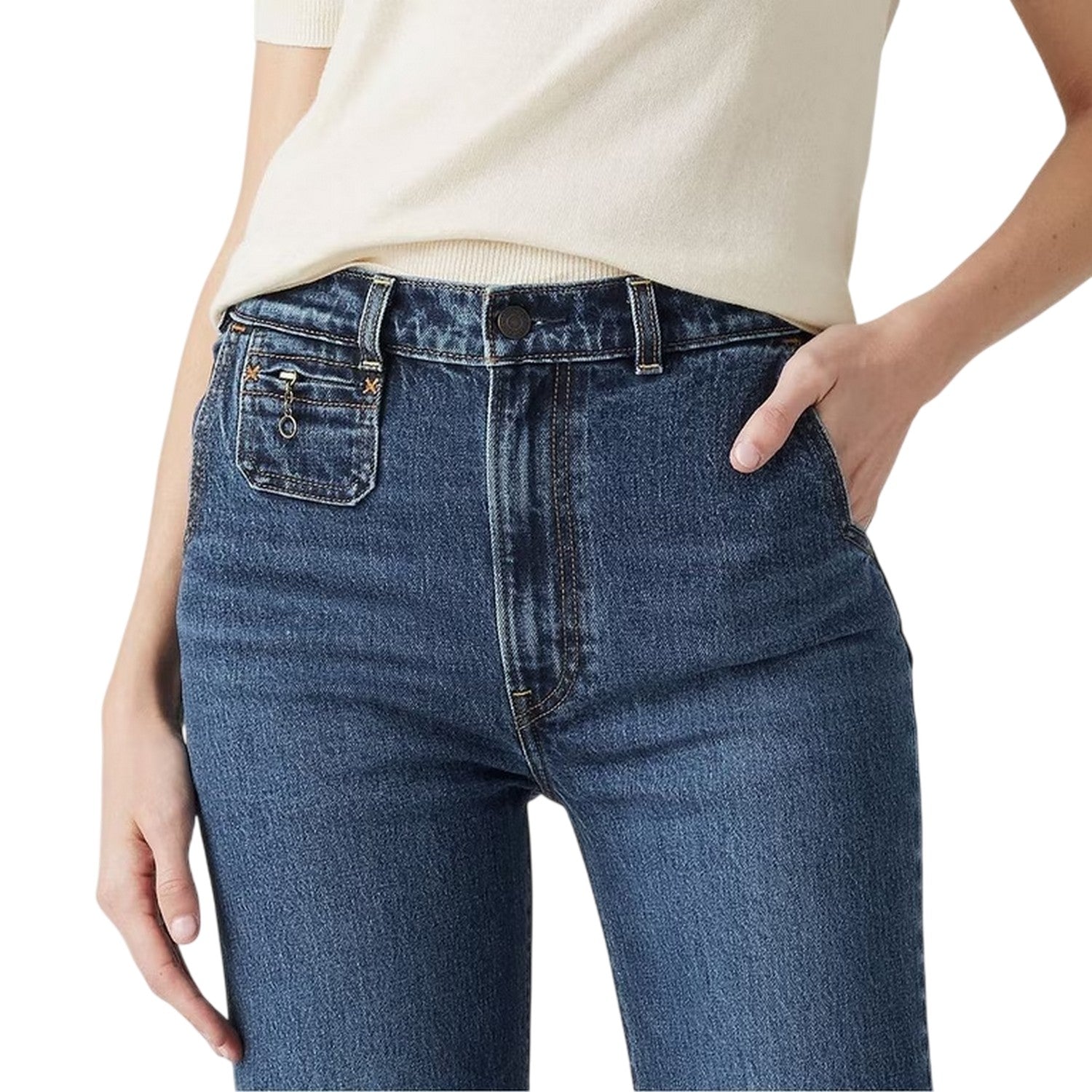 MOTM - Side - Levis Womens-Ladies Ribcage Vintage Jeans