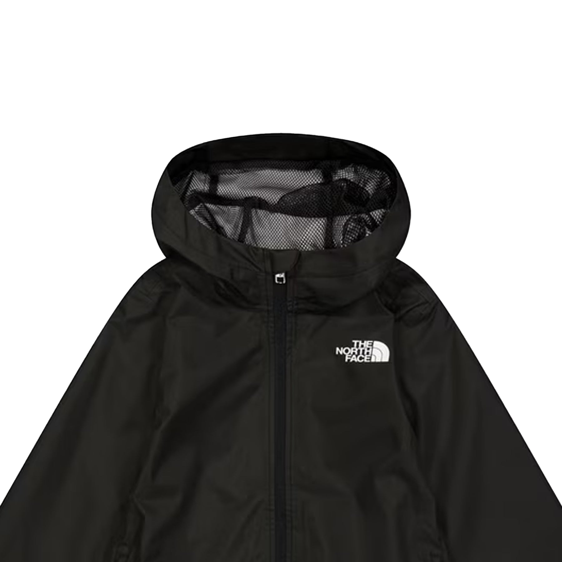 Black - Side - The North Face Mens Hooded Raincoat