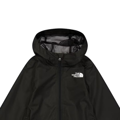 Black - Side - The North Face Mens Hooded Raincoat