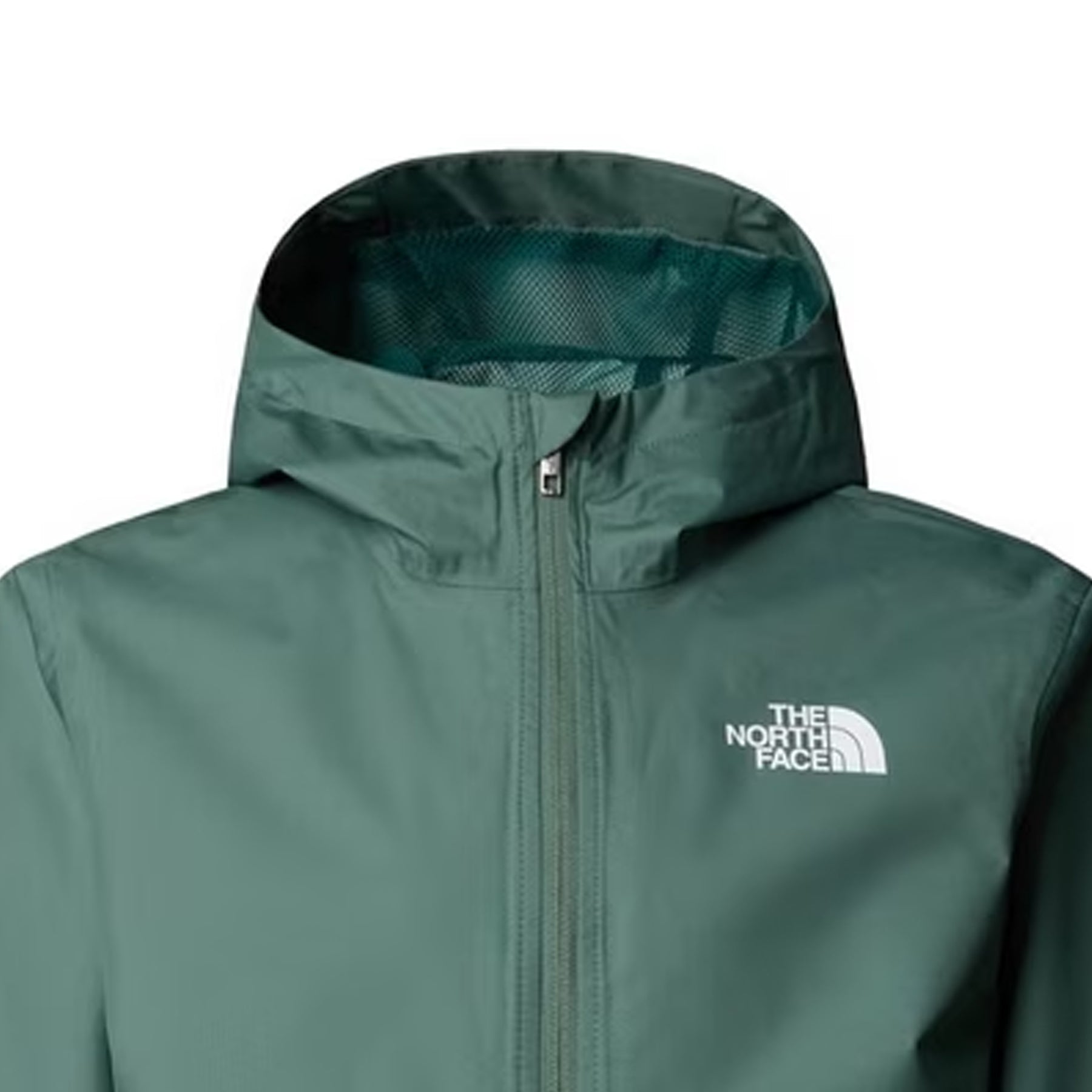 Duck Green - Side - The North Face Mens Hooded Raincoat