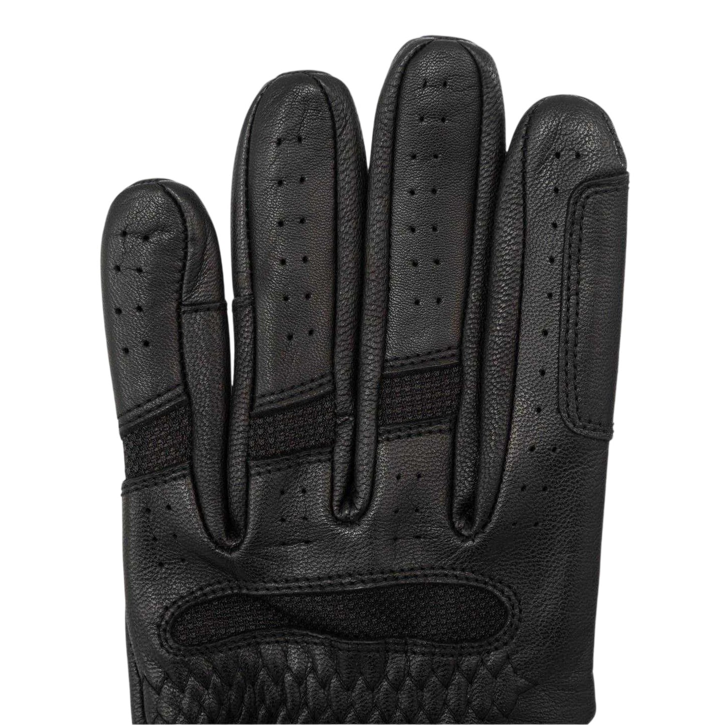 Black - Lifestyle - Requisite Womens-Ladies Leather Riding Gloves