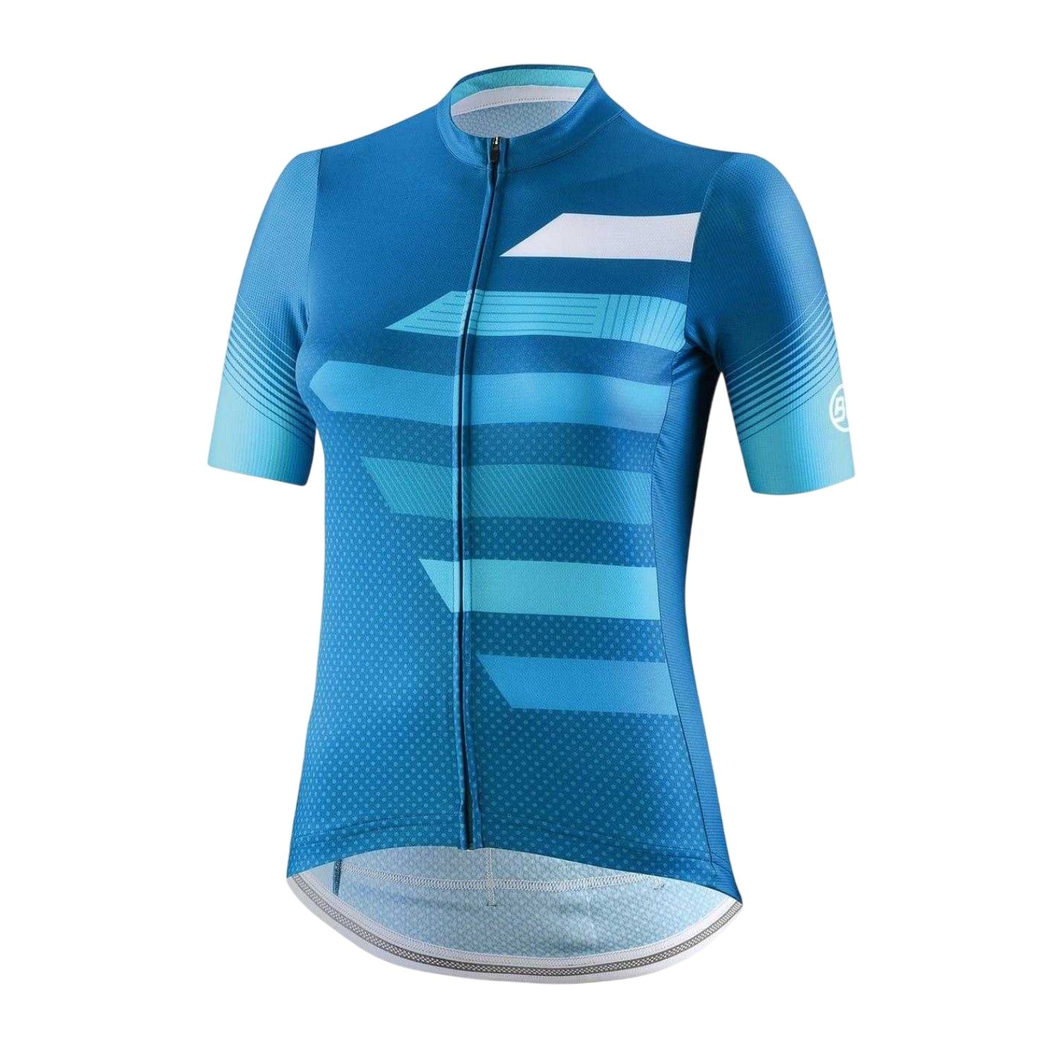 Turquoise - Front - Bicycle Line Womens-Ladies Tracy Short-Sleeved Cycling Jersey