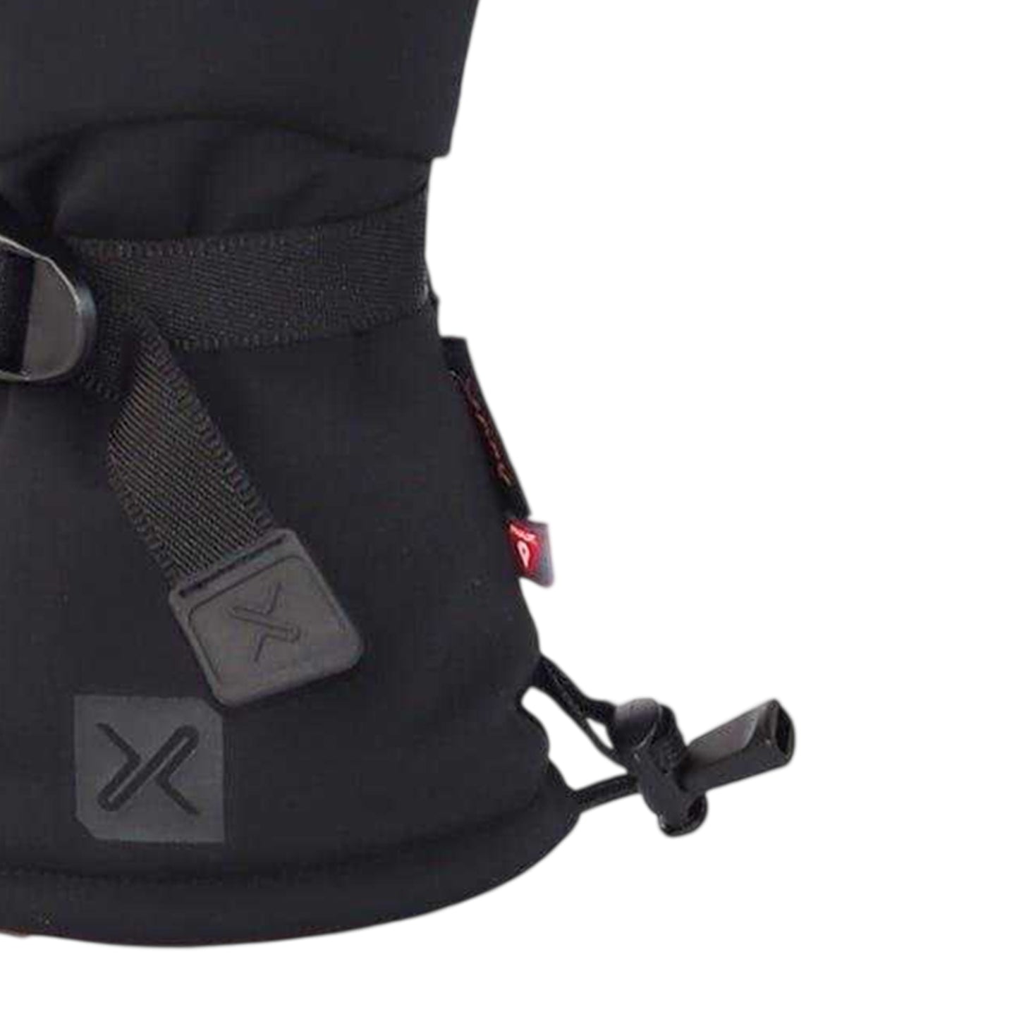 Black - Side - Extremities Mens Finse Leather Ski Mittens