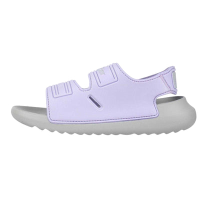 Purple - Back - Slazenger Childrens-Kids Hook and Loop Sports Sandals