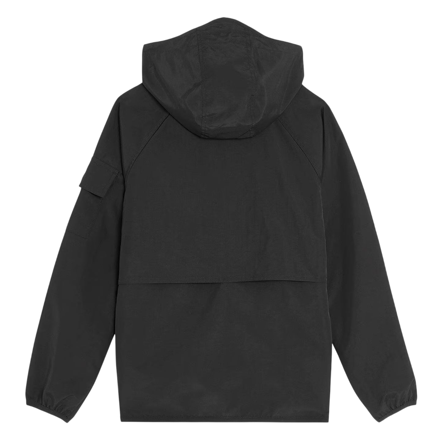 Jet Black - Back - Lyle & Scott Childrens-Kids Hooded Windbreaker