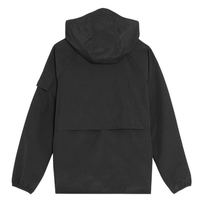 Jet Black - Back - Lyle & Scott Childrens-Kids Hooded Windbreaker
