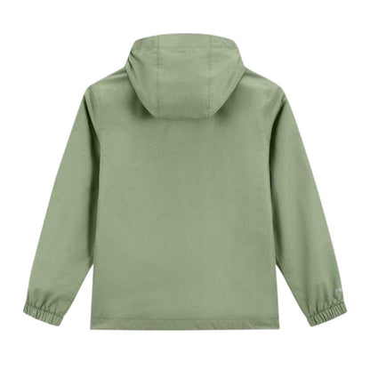 Khaki Green - Back - Karrimor Childrens-Kids Sierra Hooded Waterproof Jacket