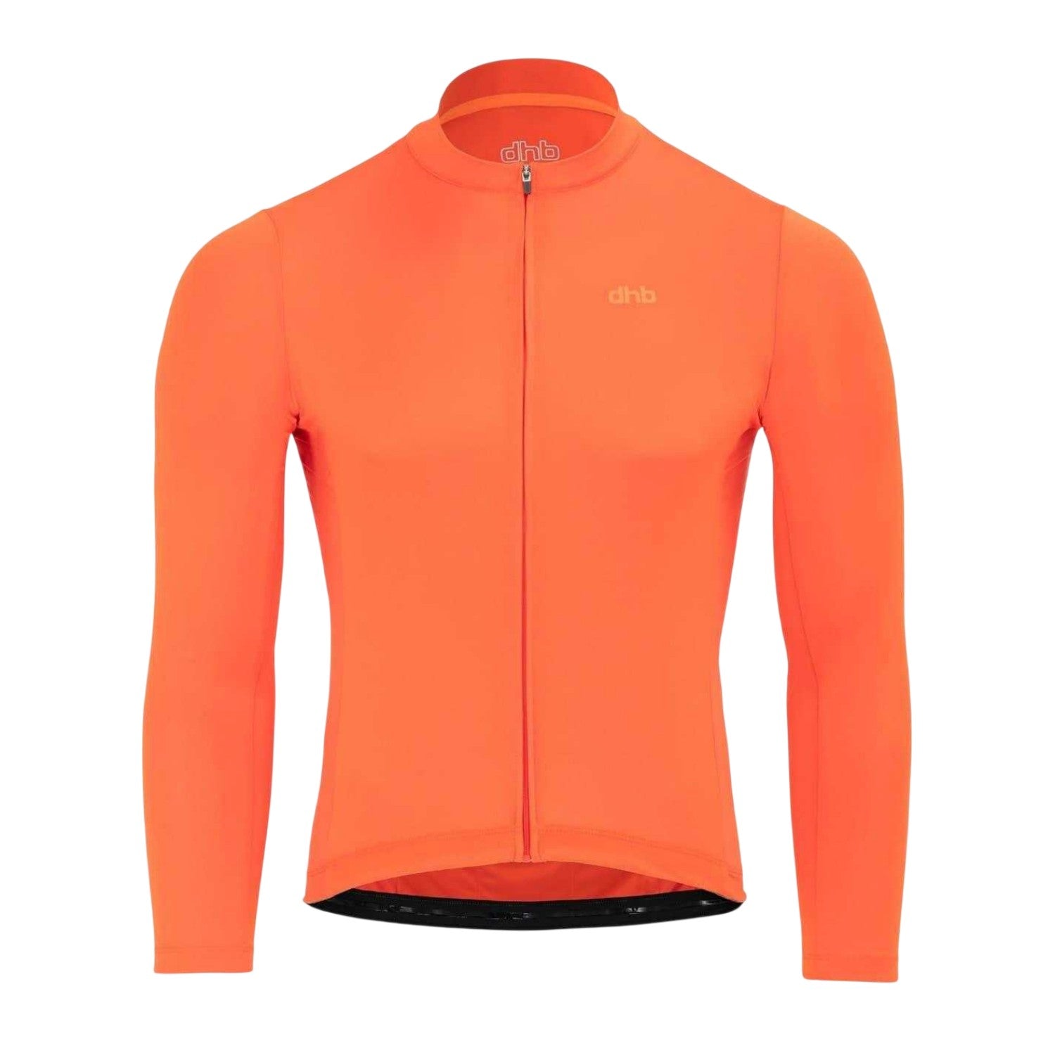 Fiery Red - Front - dhb Mens Blok Cycling Jersey
