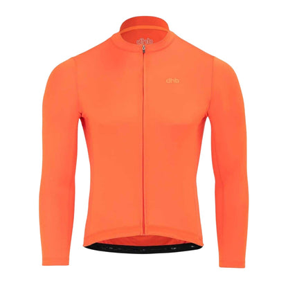 Fiery Red - Front - dhb Mens Blok Cycling Jersey