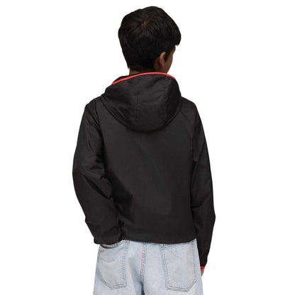 Black-Orange - Lifestyle - Puma Childrens-Kids Lightweight Windbreaker