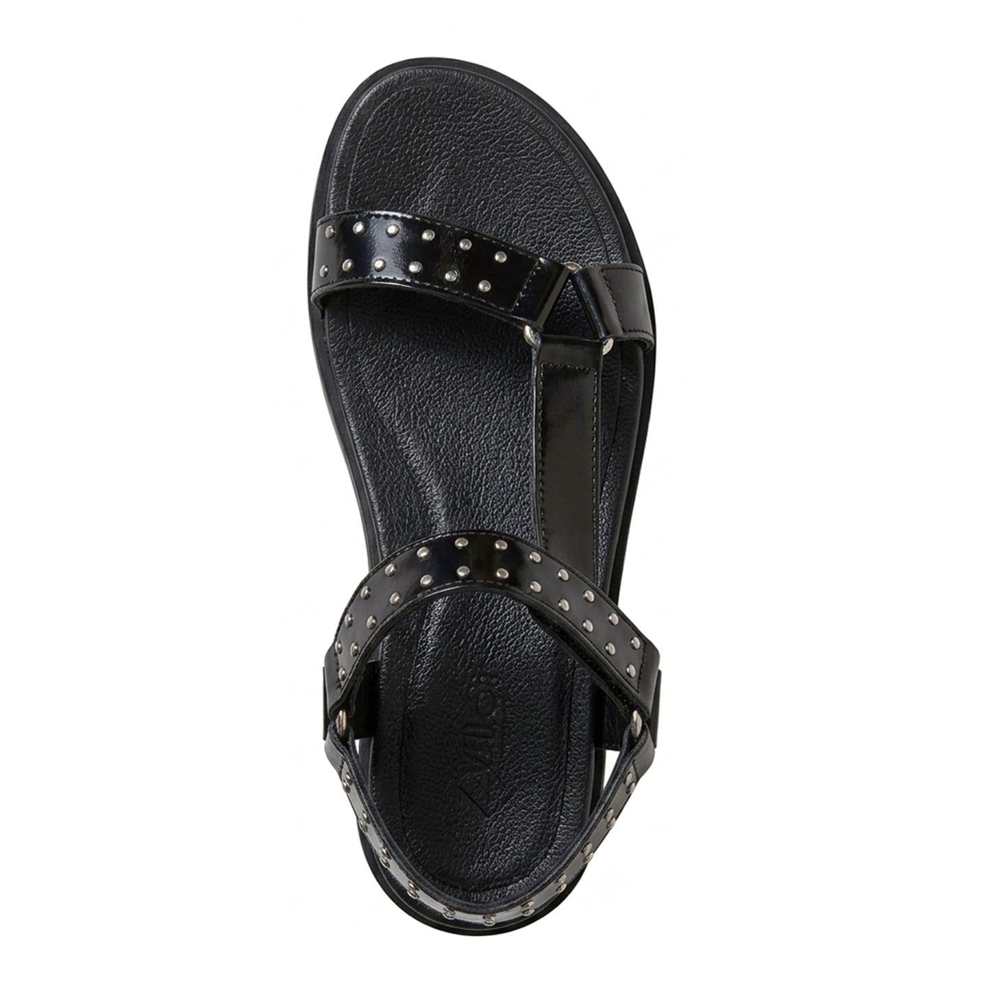 Black - Back - Where´s That From Womens-Ladies Studded Platform Sandals