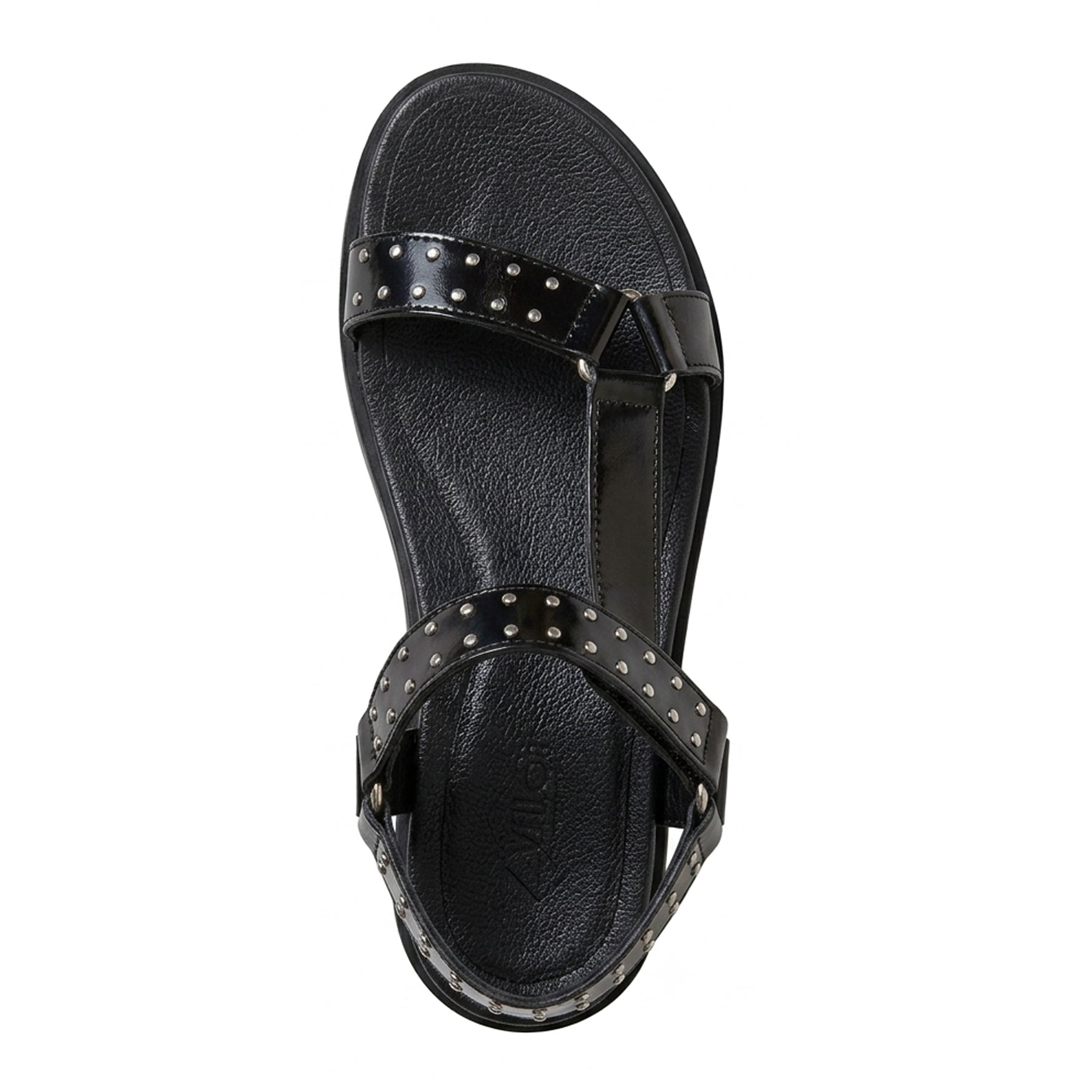Black - Back - Where´s That From Womens-Ladies Studded Platform Sandals