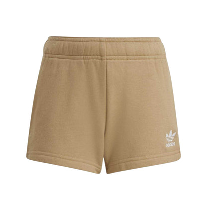 Brown - Side - Adidas Childrens-Kids Logo Cotton T-Shirt & Shorts Set