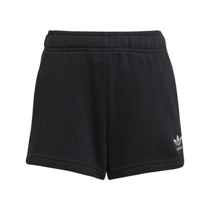 Black - Side - Adidas Childrens-Kids Logo Cotton T-Shirt & Shorts Set