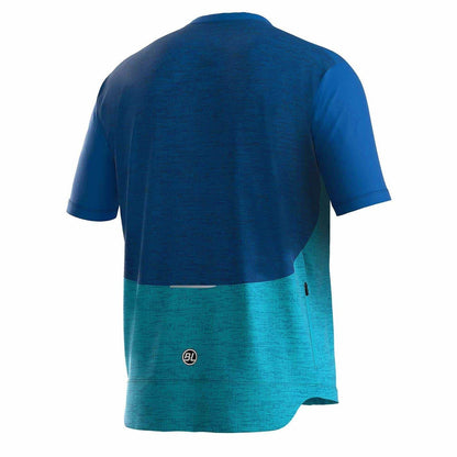 Turquoise - Back - Bicycle Line Mens Sentiero Short-Sleeved Cycling Jersey