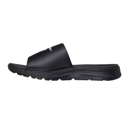 Black - Back - Skechers Mens Go Run Consistent Sliders