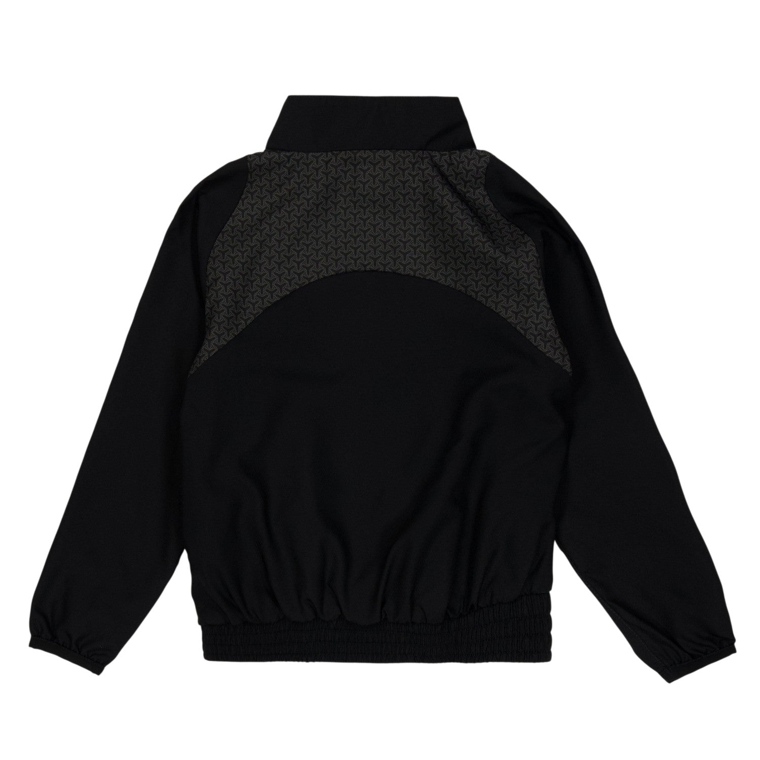 Black - Back - Warrior Childrens-Kids Performance Training Jacket