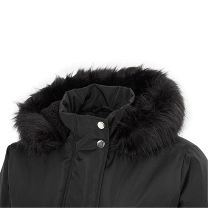 Black - Lifestyle - Miso Womens-Ladies Hooded Full Zip Parka