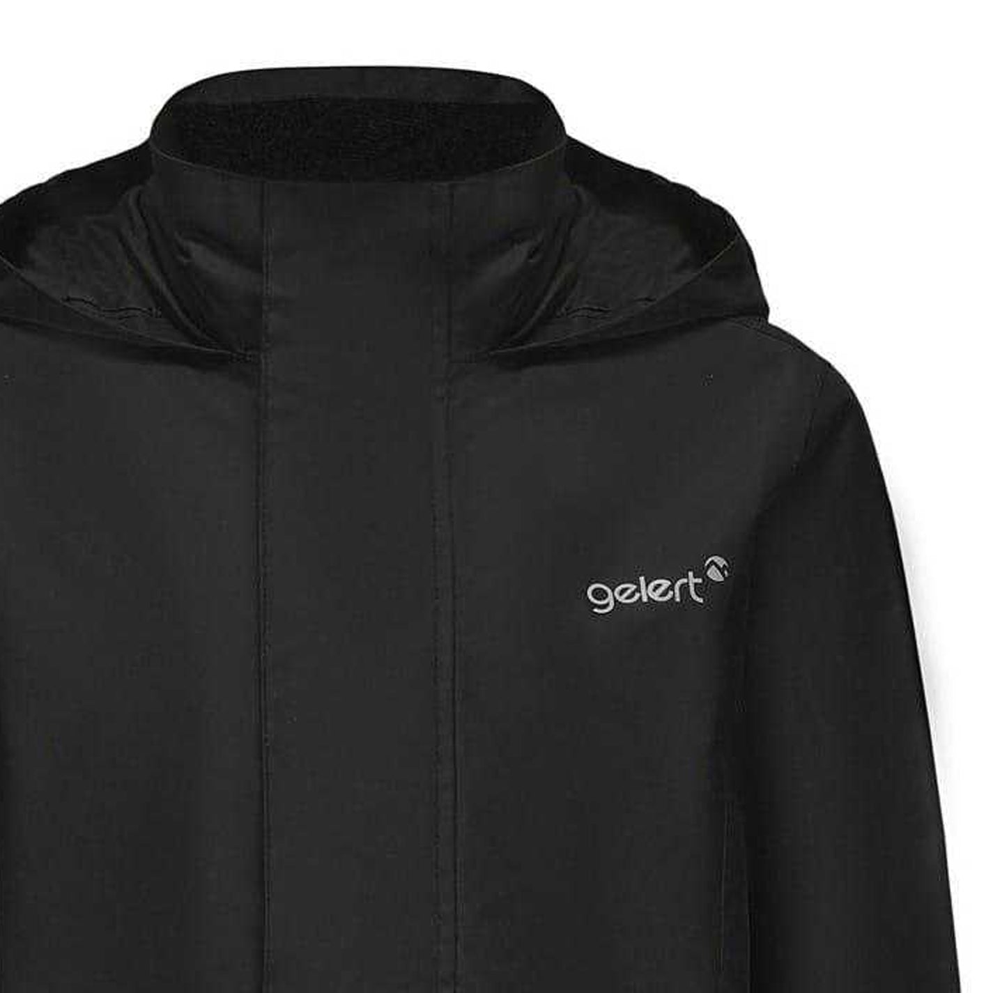 Black - Side - Gelert Childrens-Kids Horizon Waterproof Jacket