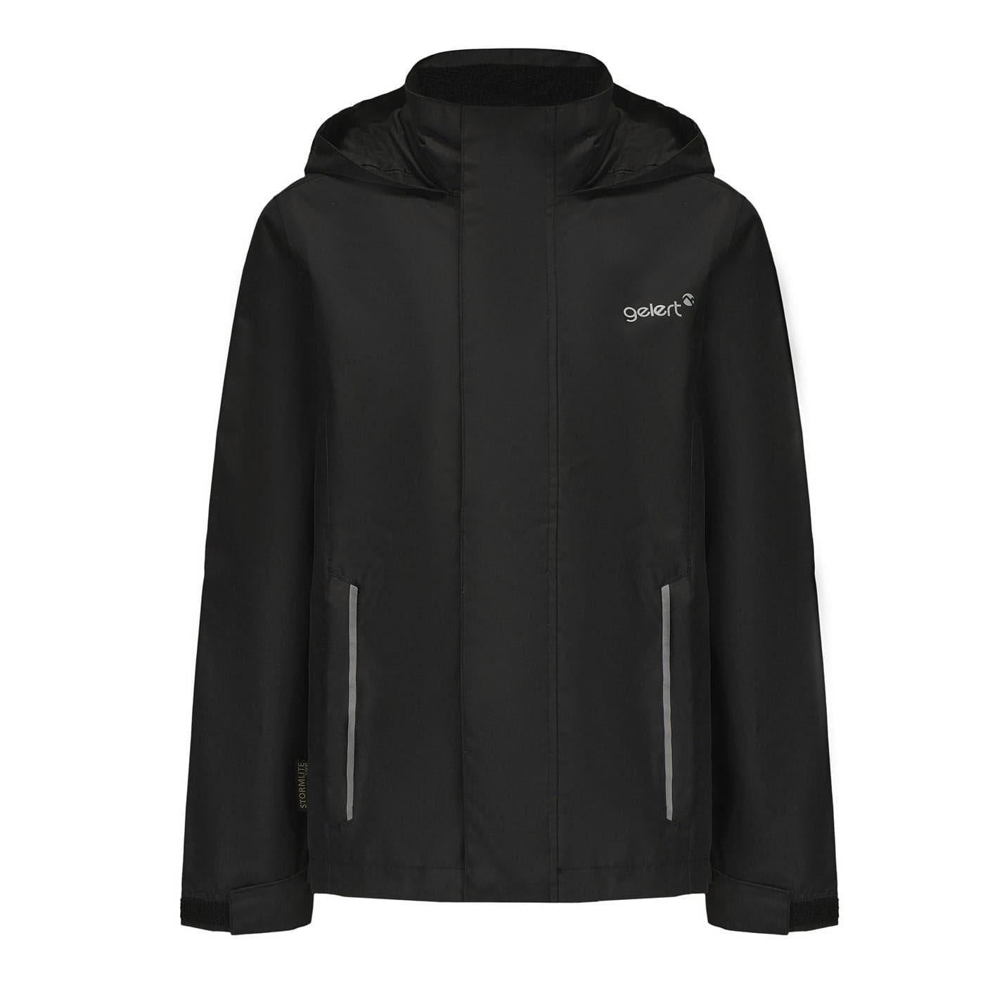 Black - Front - Gelert Childrens-Kids Horizon Waterproof Jacket