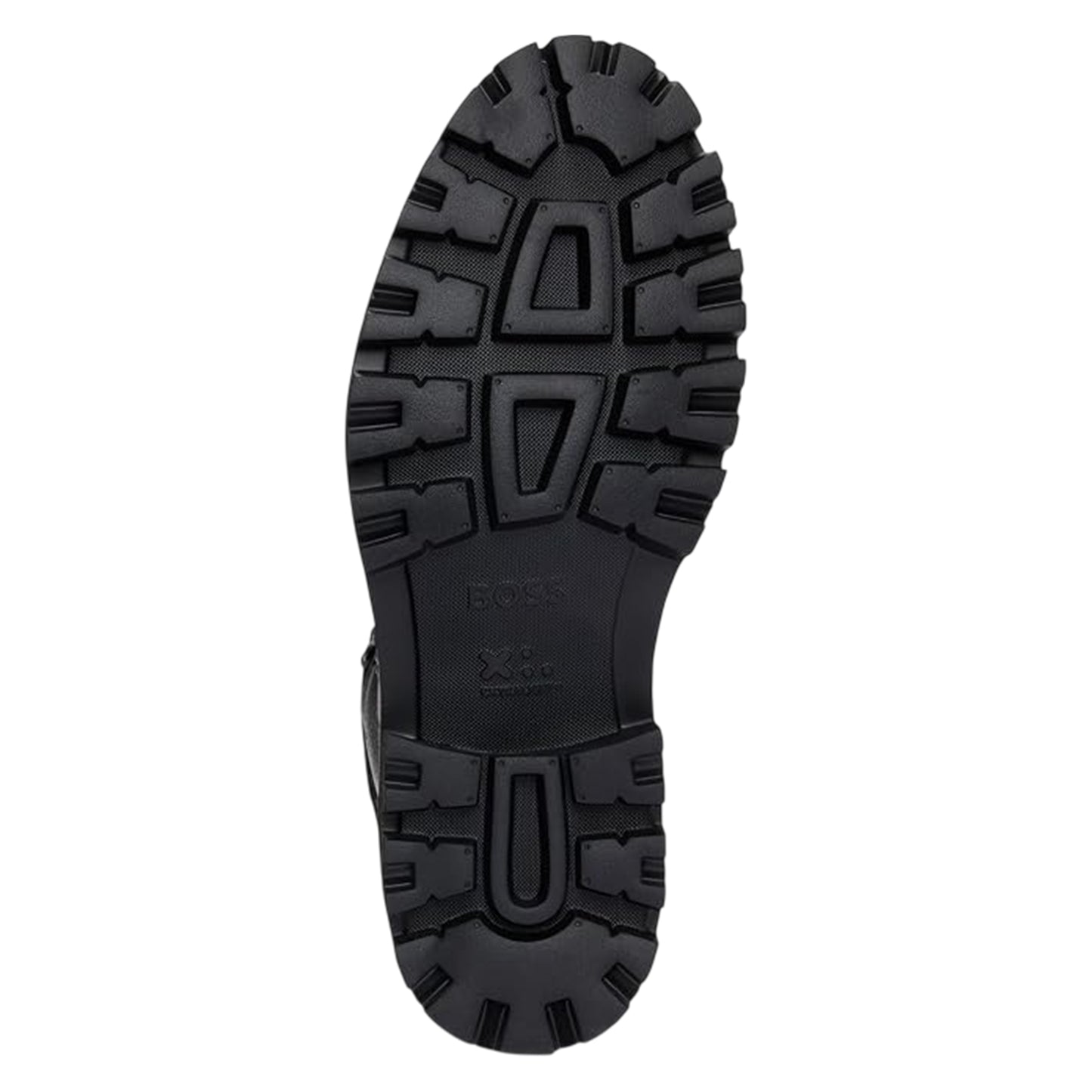 Black - Lifestyle - Boss Mens Leather Faux Fur Lined Sandals