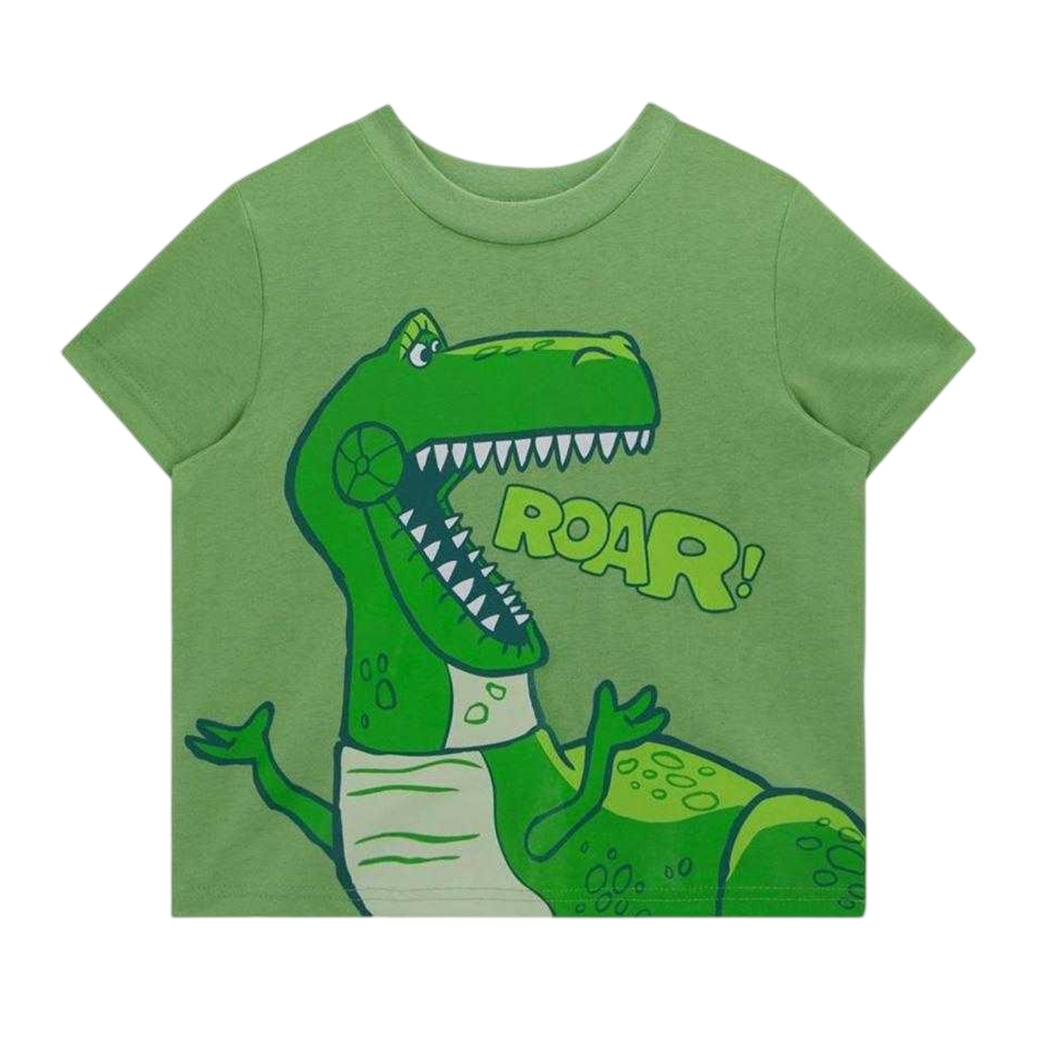 Green - Back - Toy Story Childrens-Kids Jessie & Bullseye Cotton Blend T-Shirt & Shorts Set