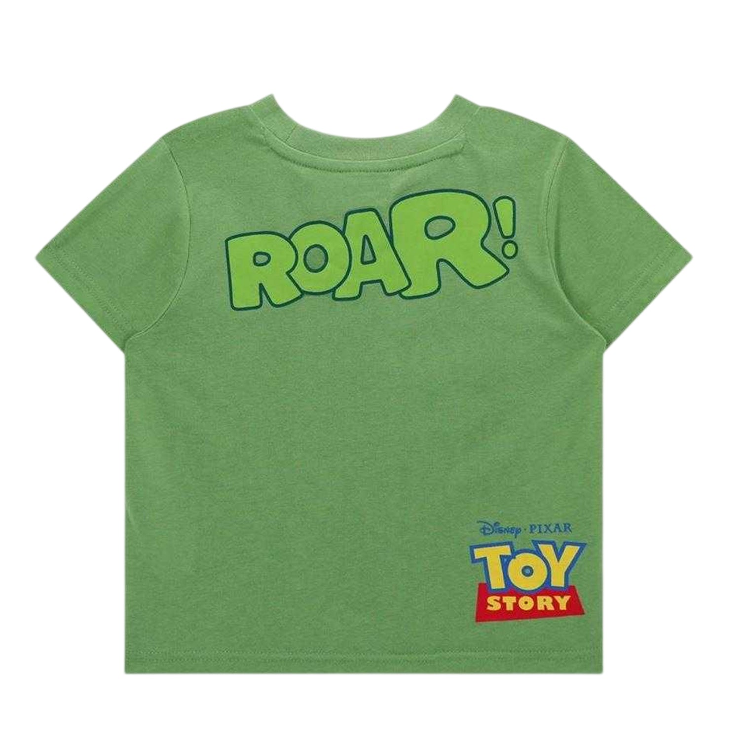 Green - Side - Toy Story Childrens-Kids Jessie & Bullseye Cotton Blend T-Shirt & Shorts Set