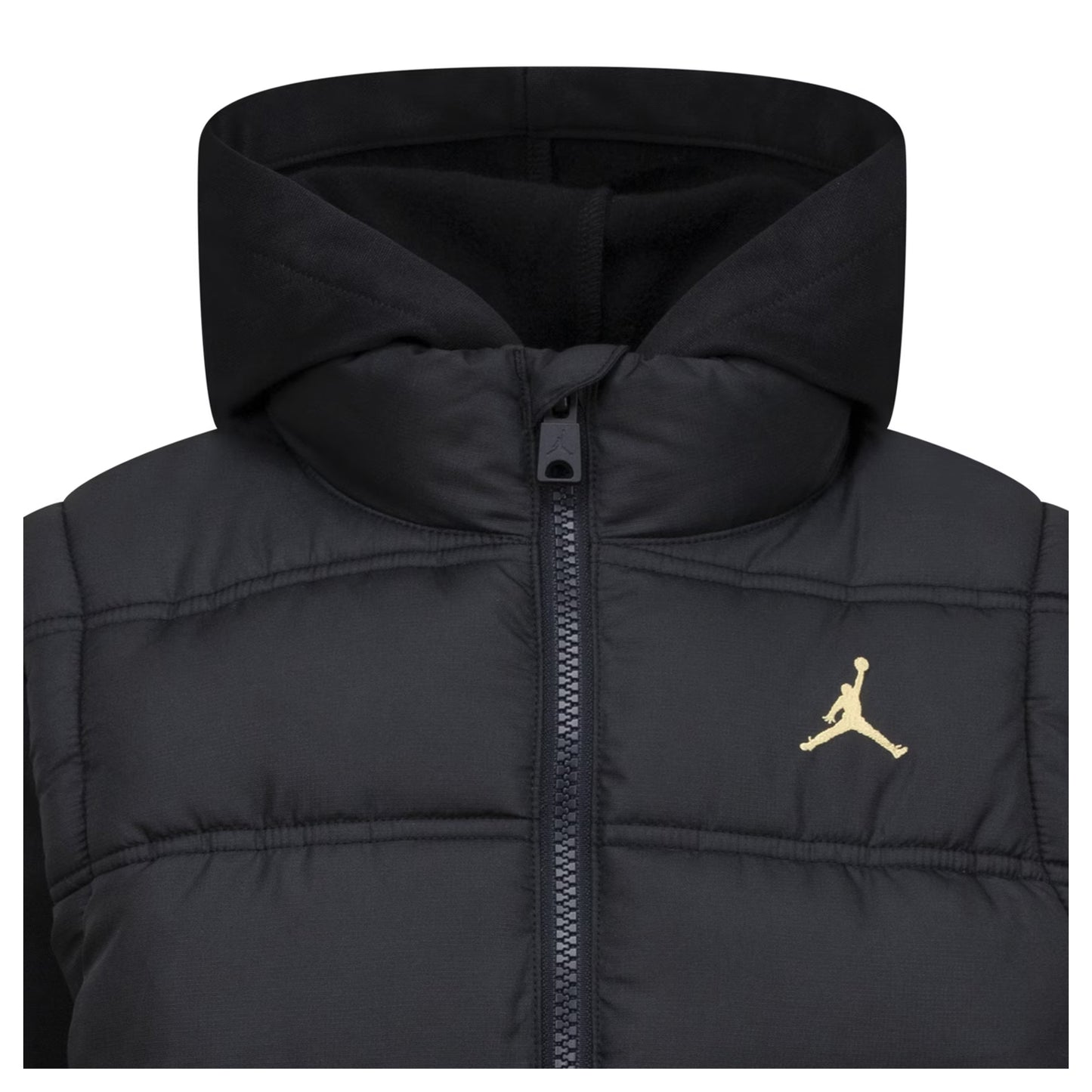Black-Gold - Lifestyle - Nike Childrens-Kids Air Jordan Puffer Jacket