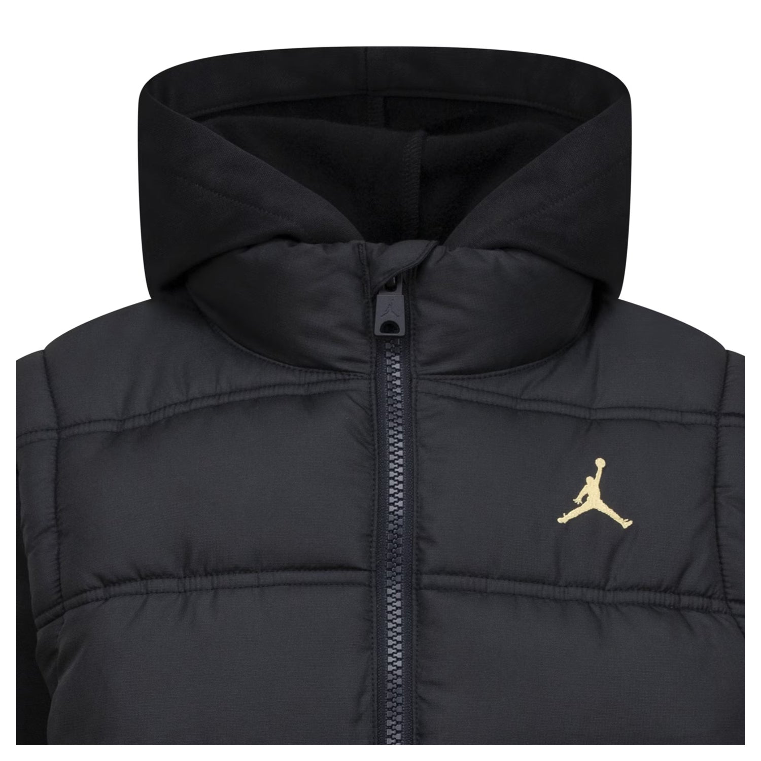 Black-Gold - Lifestyle - Nike Childrens-Kids Air Jordan Puffer Jacket