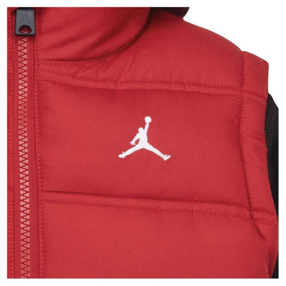 Red-Black - Lifestyle - Nike Childrens-Kids Air Jordan Puffer Jacket