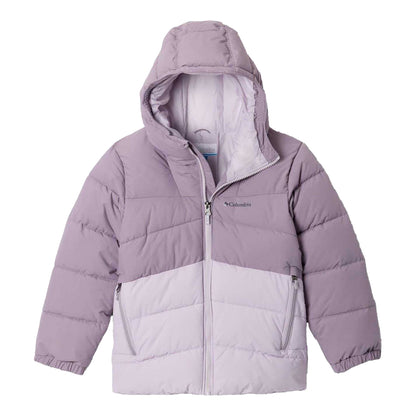 Purple - Front - Columbia Childrens-Kids Arctic Colour Block Puffer Jacket