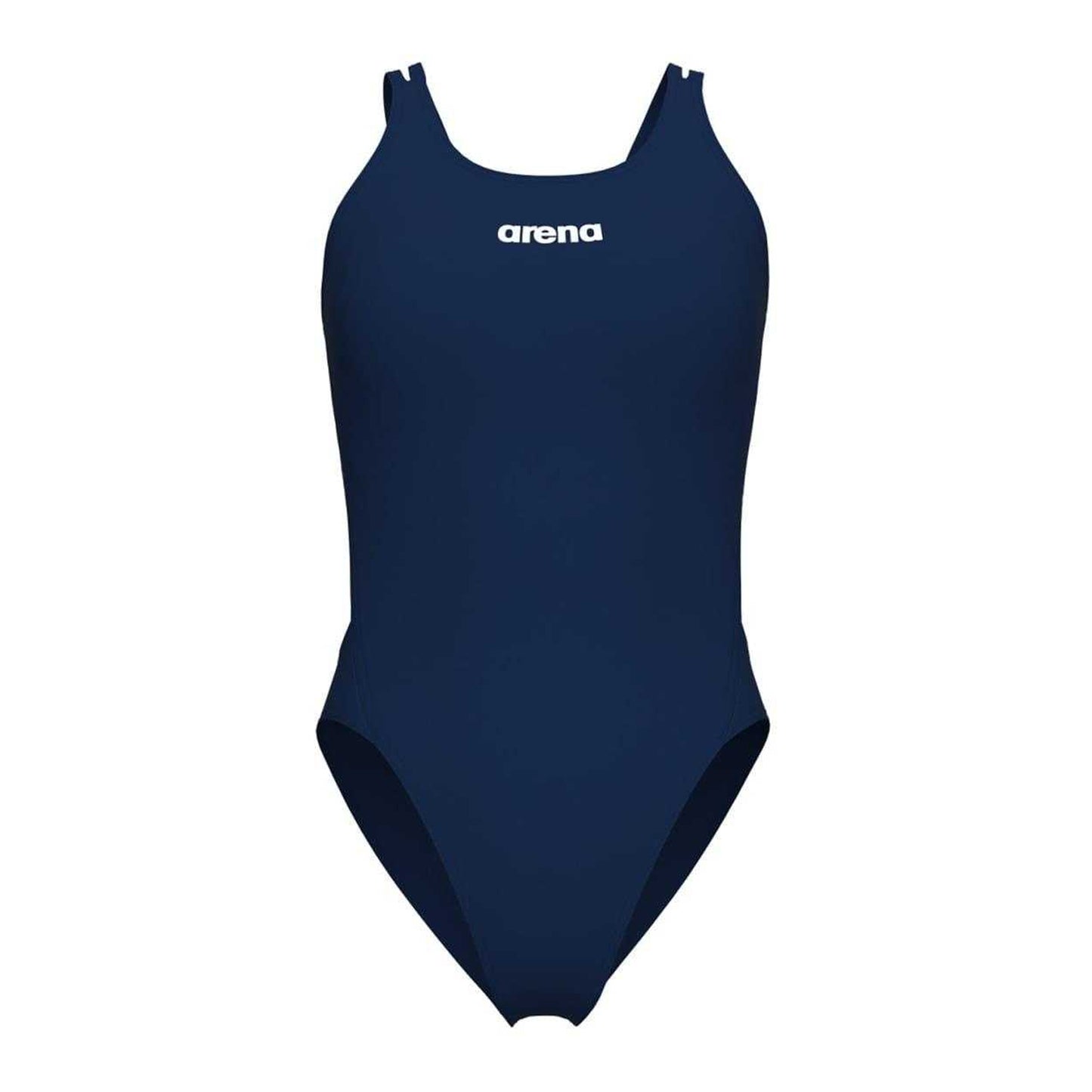 Navy-White - Front - Arena Womens-Ladies Tech One Piece Swimsuit