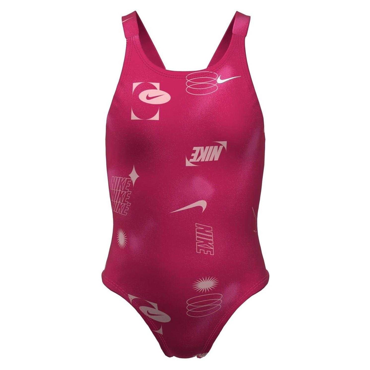 Rush - Front - Nike Girls Hydrastrong Swimwear