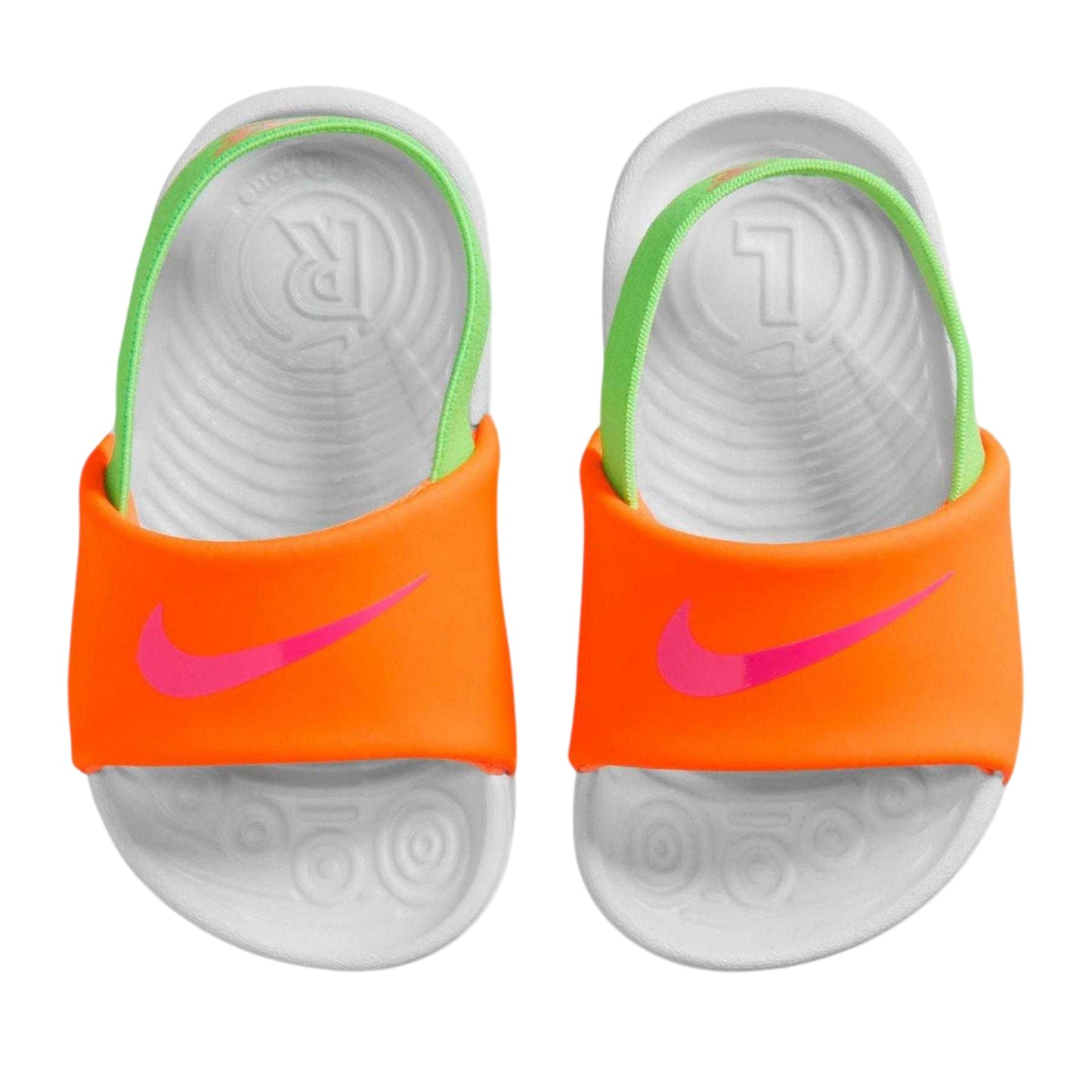 Orange-Hyper Pink - Lifestyle - Nike Childrens-Kids Kawa Single Strap Flat Sliders