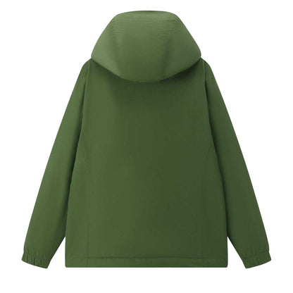 Khaki Green - Back - Karrimor Childrens-Kids Sierra Waterproof Insulated Jacket