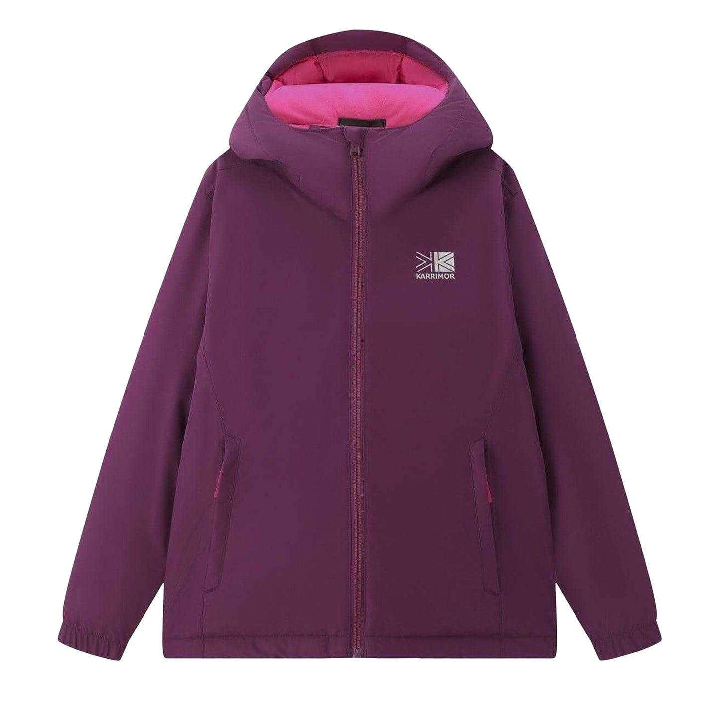 Purple - Front - Karrimor Childrens-Kids Sierra Waterproof Insulated Jacket