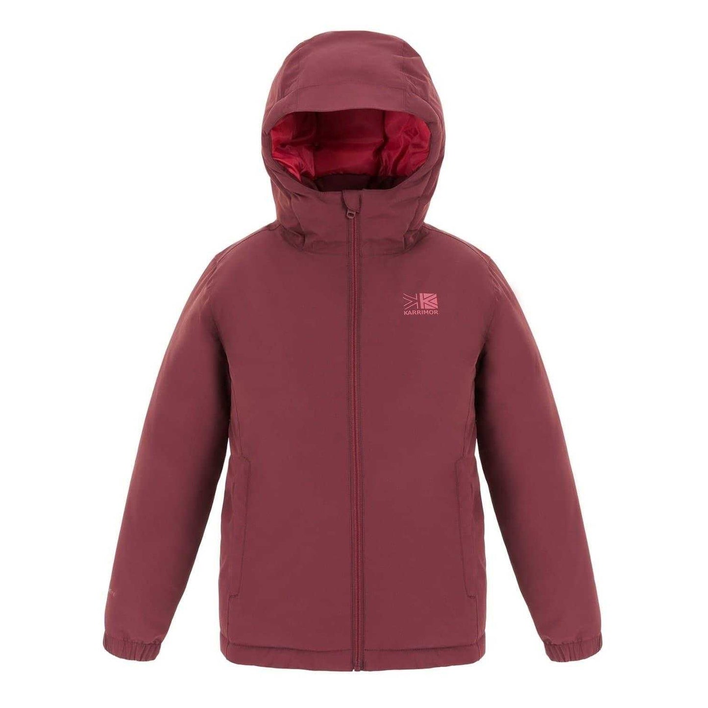 Dusty Pink - Front - Karrimor Childrens-Kids Sierra Waterproof Insulated Jacket